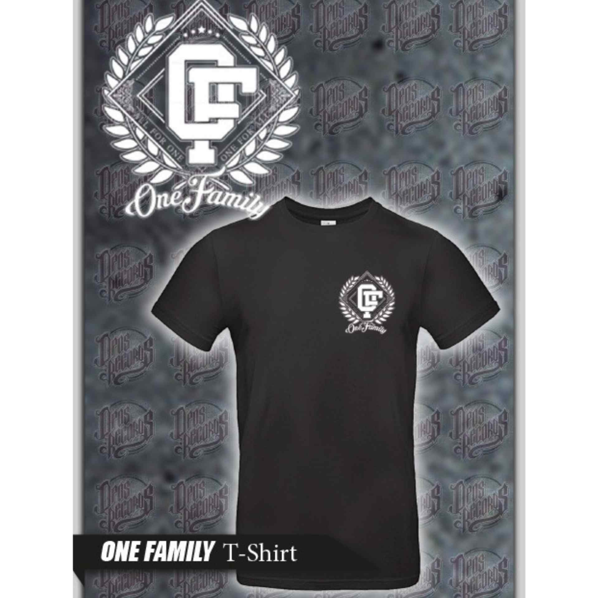 Männer T-Shirt One Family - Ehrenkranz