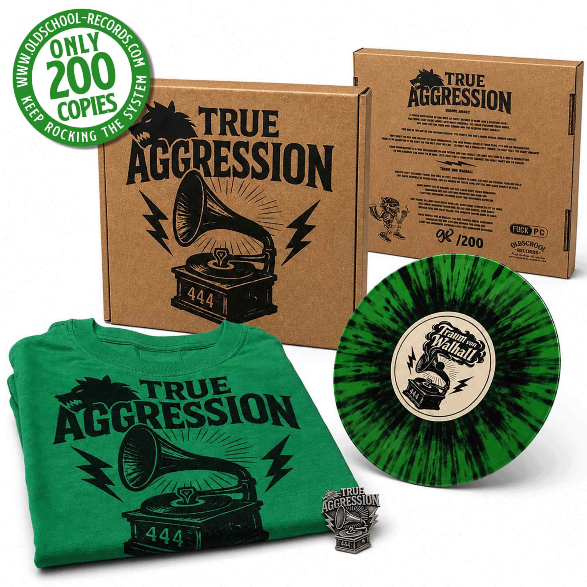 True Aggression - Europe Awake | 7″ EP-BOX