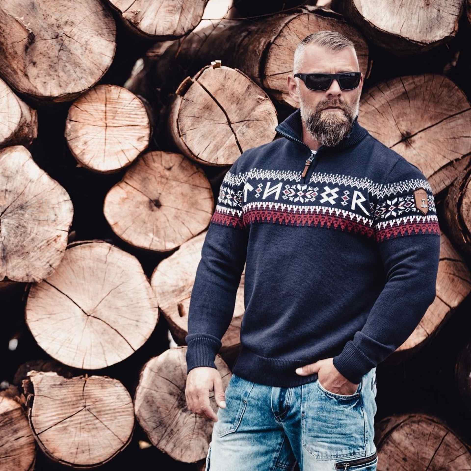 Thor Steinar Strickpullover Tyr 2 Schwarz