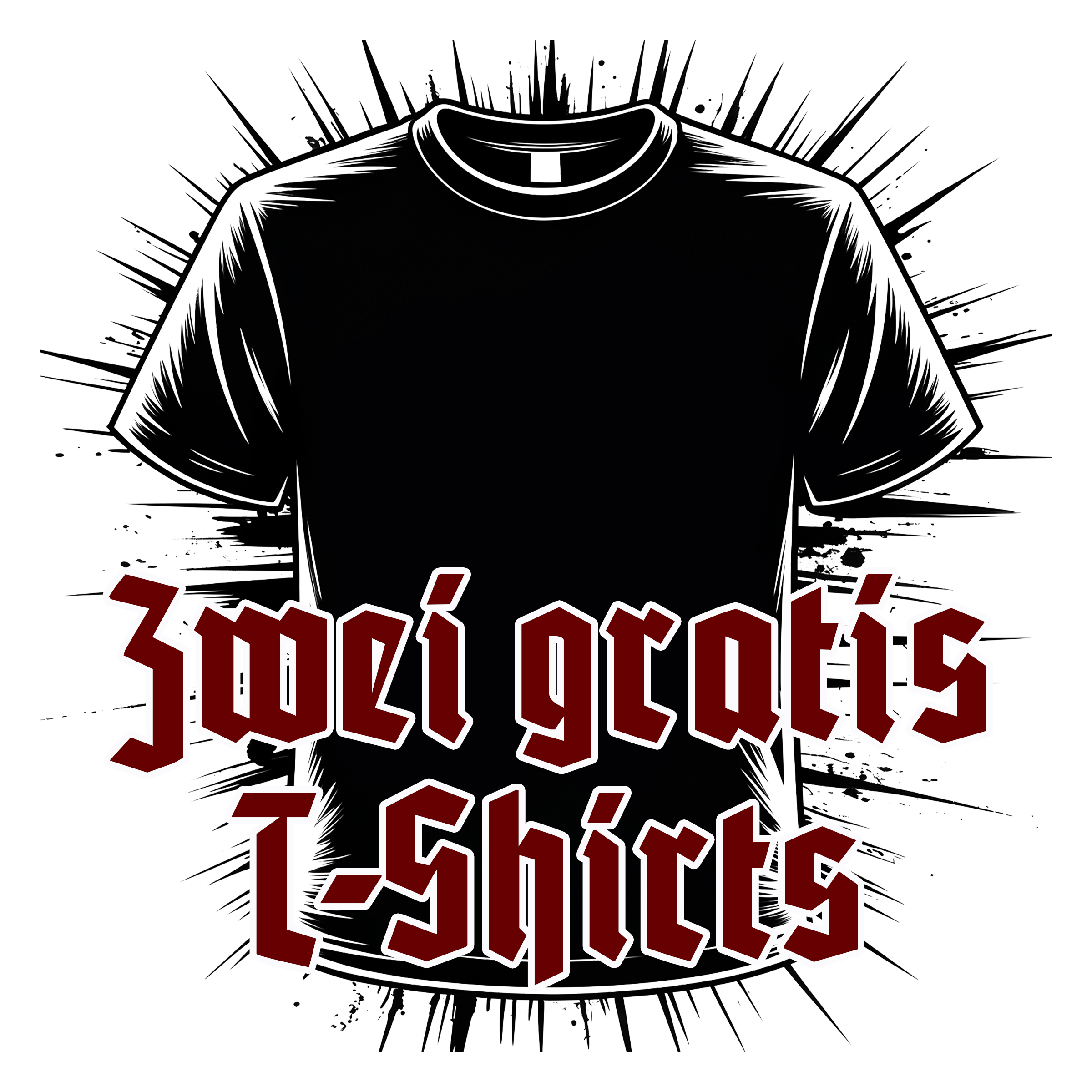 Zwei gratis T‑Shirts ab 200 €!