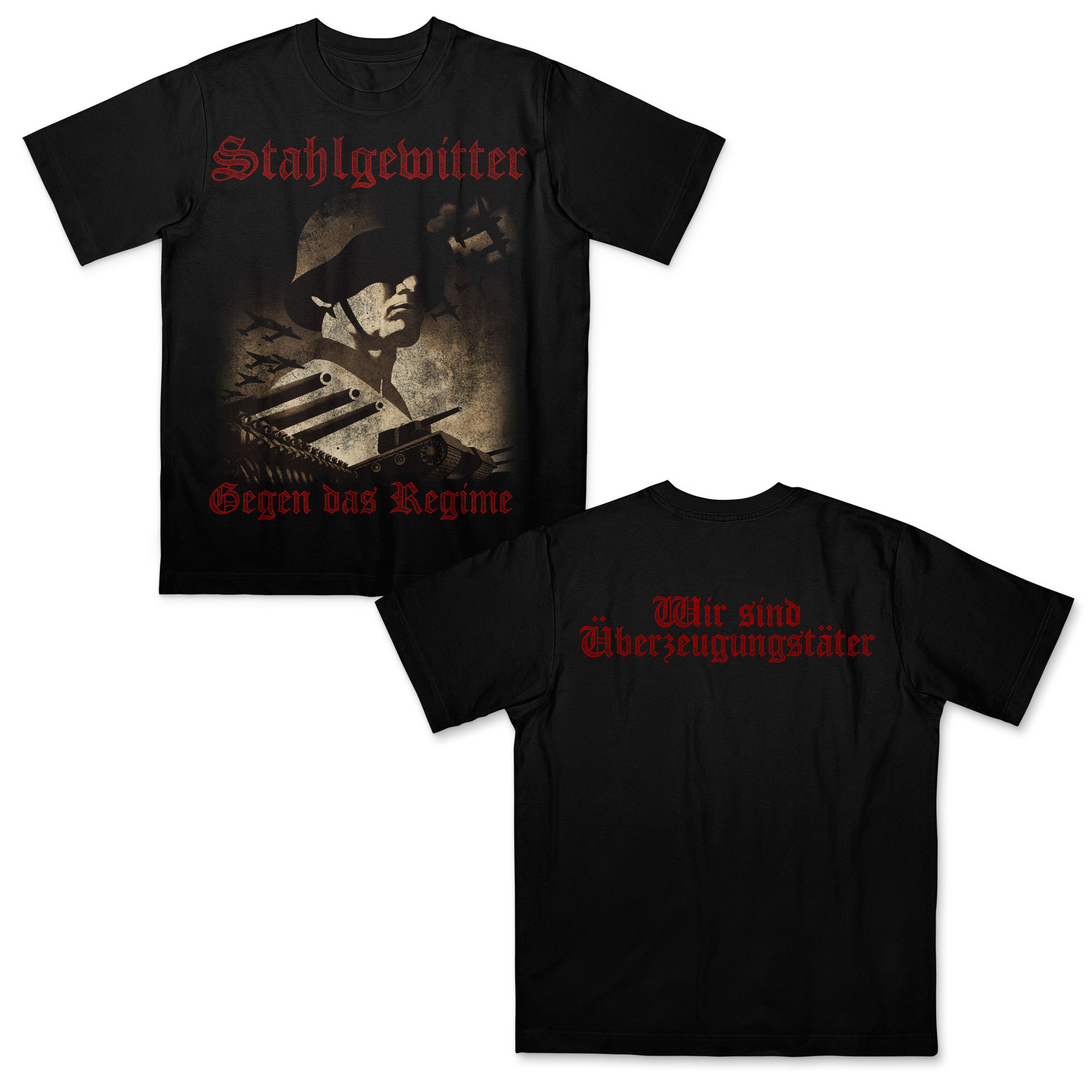 Männer T-Shirt Stahlgewitter - Gegen das Regime