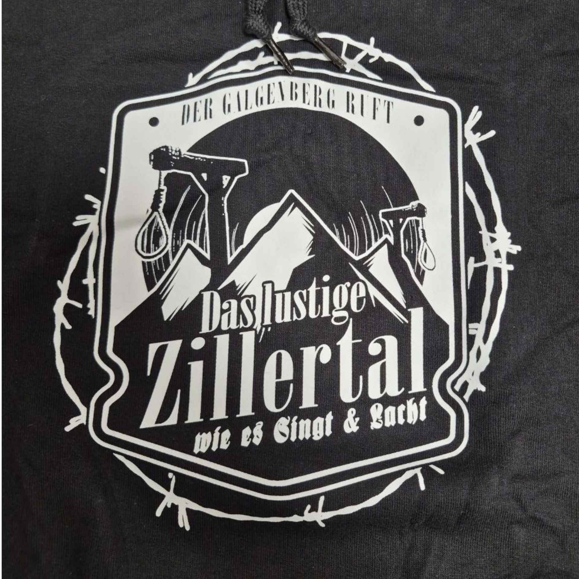 Männer Kapuzenpullover Das lustige Zillertal