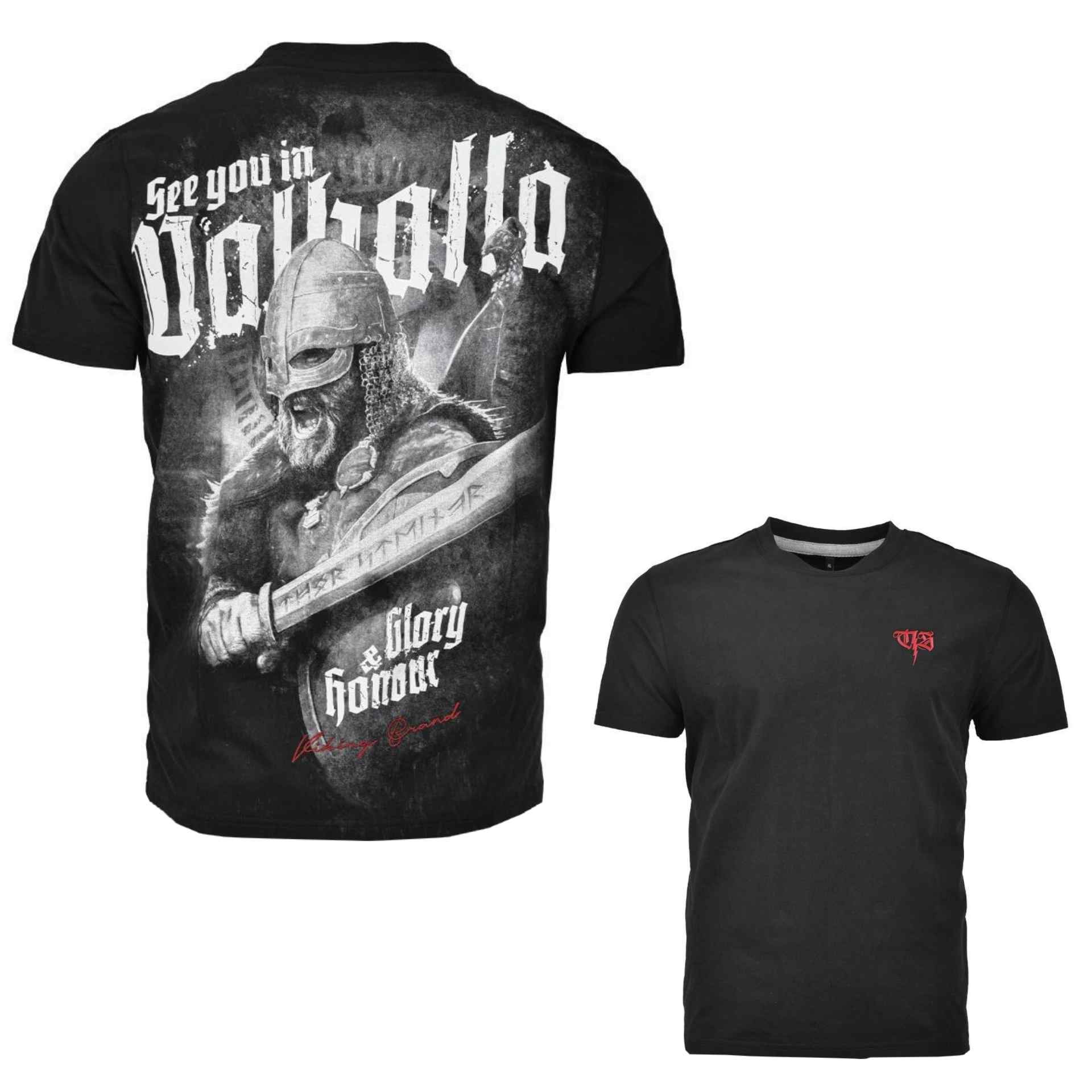Thor Steinar Herren T-Shirt Neverfjord Schwarz