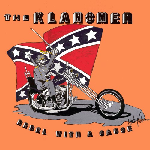 THE KLANSMEN (SKREWDRIVER) ‎– REBEL WITH A CAUSE + BONUS - LP