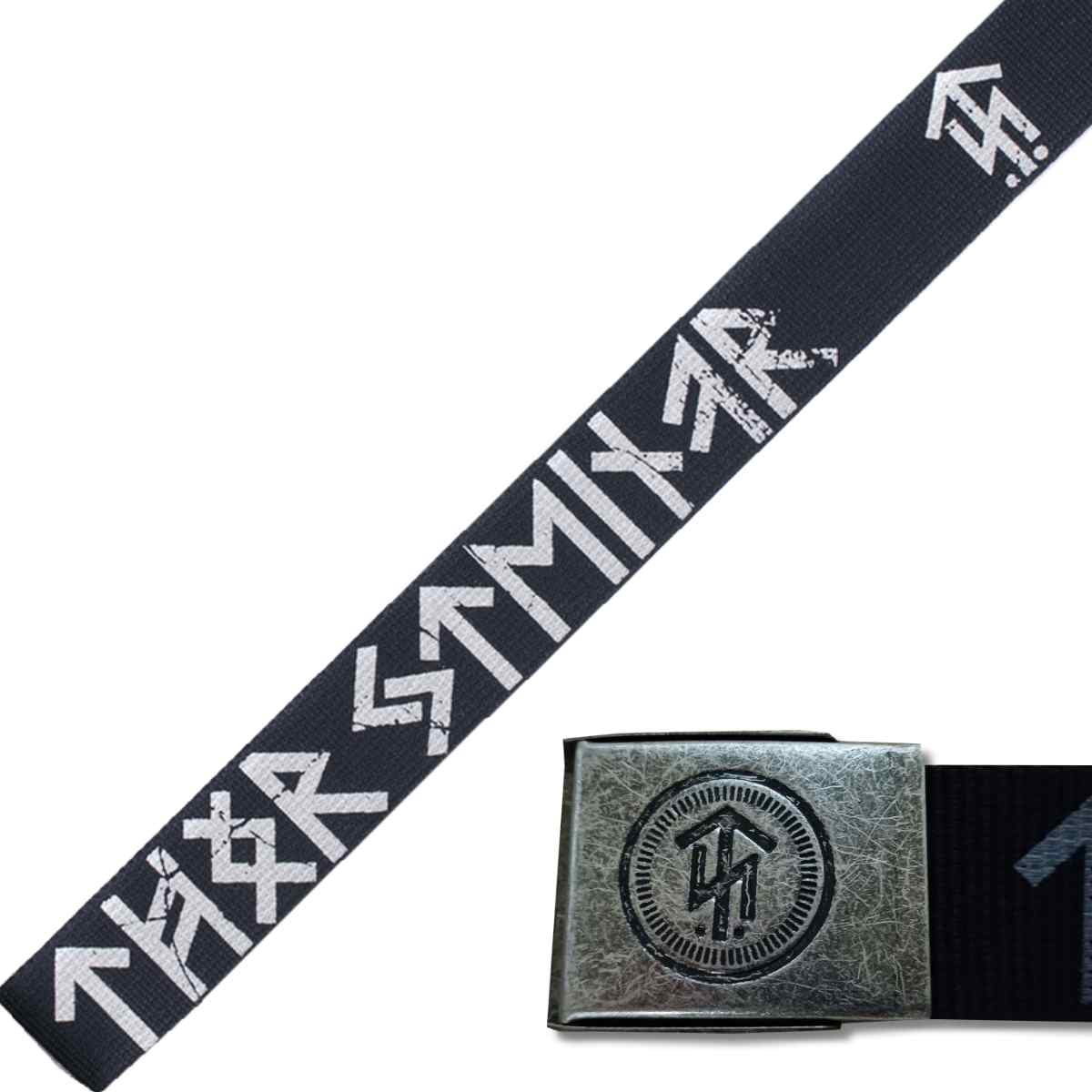 ts_g-rtel_runezwo_marine Thor Steinar Stoffgürtel Rune 2 Marine