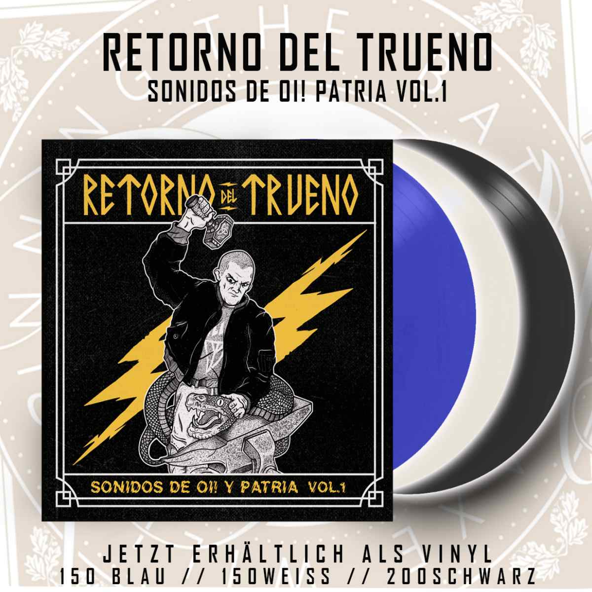 Retorno del Trueno - Sondios de OI! Y Patria Vol.1 LP