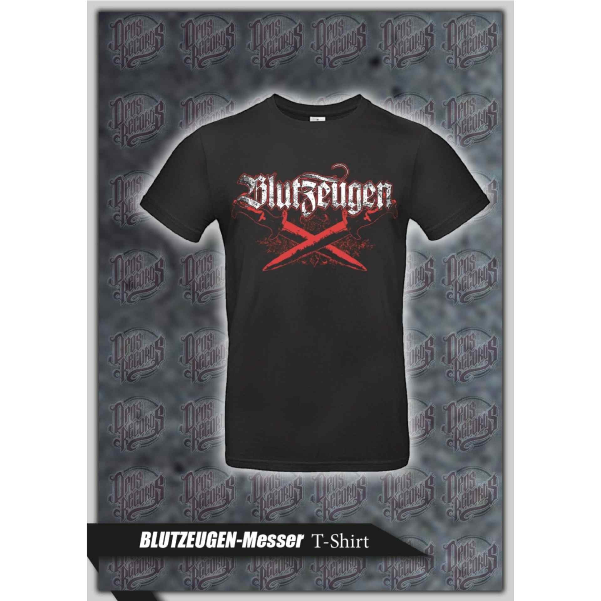 Männer T-Shirt Blutzeugen - Messer