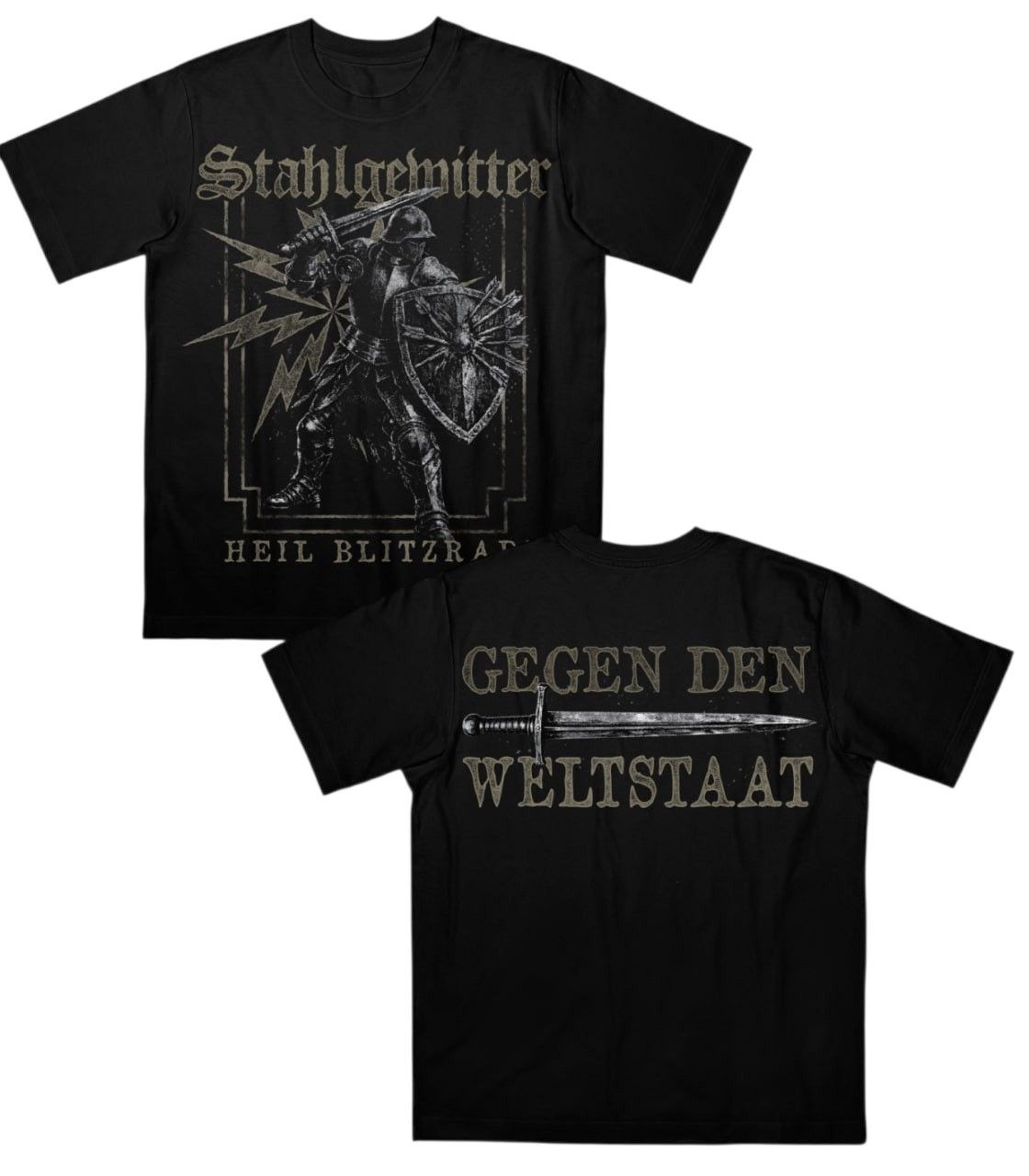 Männer T-Shirt Stahlgewitter - Blitzrad