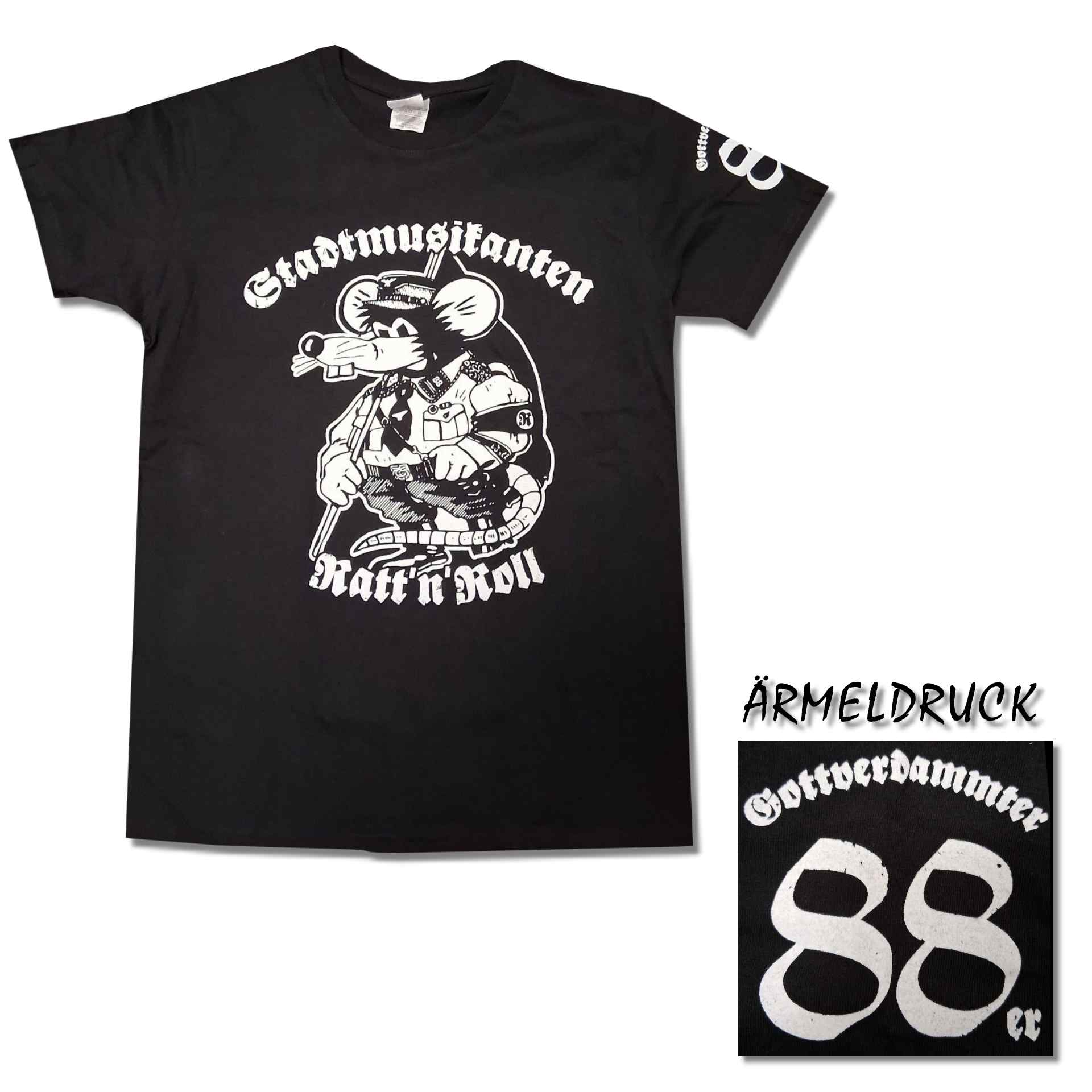 Männer T-Shirt Gigi & die braunen Stadtmusikanten - Ratt'n'Roll