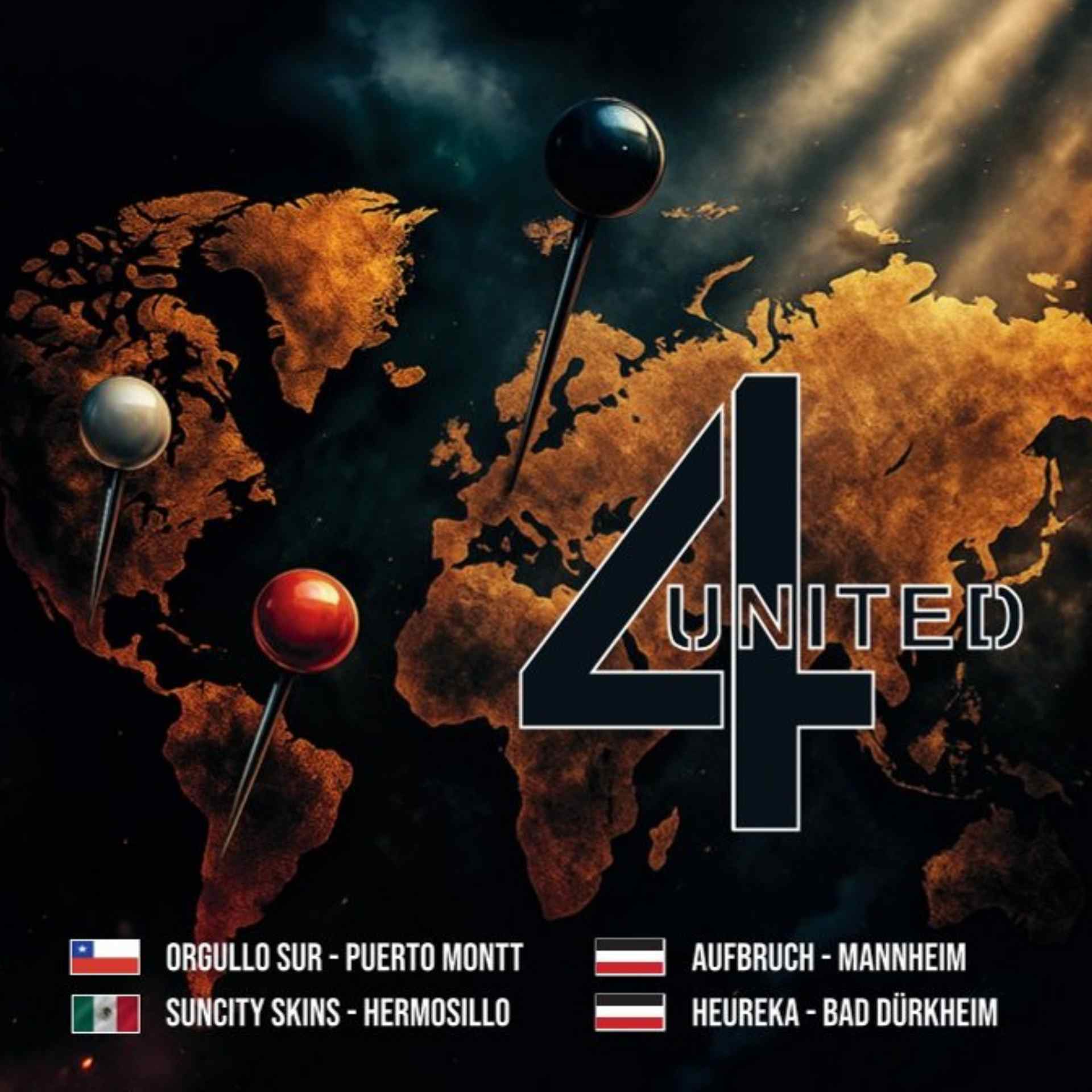 United Volume 4 - Aufbruch / Suncity Skins / Heureka / Orgullo Sur  CD