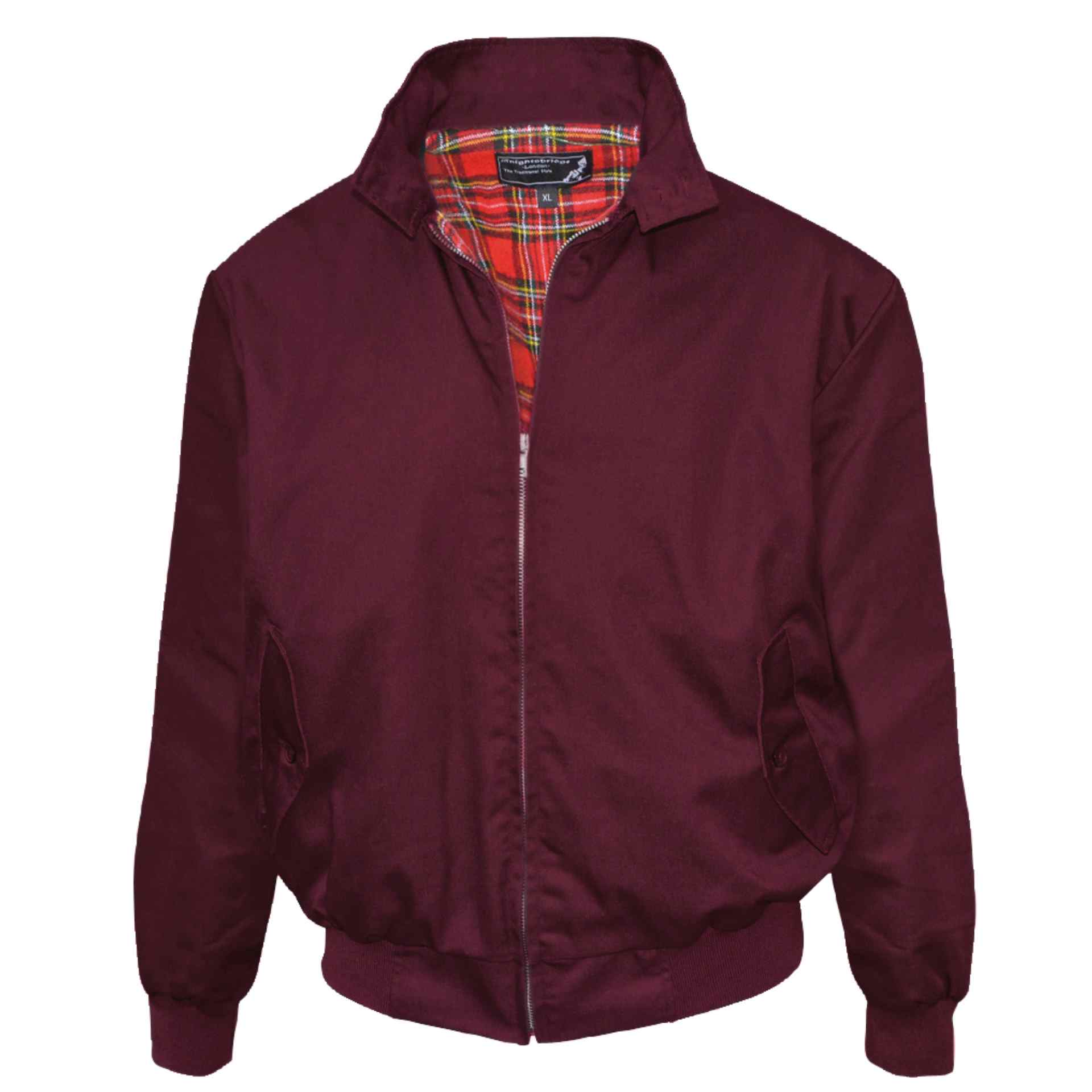 Knightbridge Harrington Jacke Weinrot