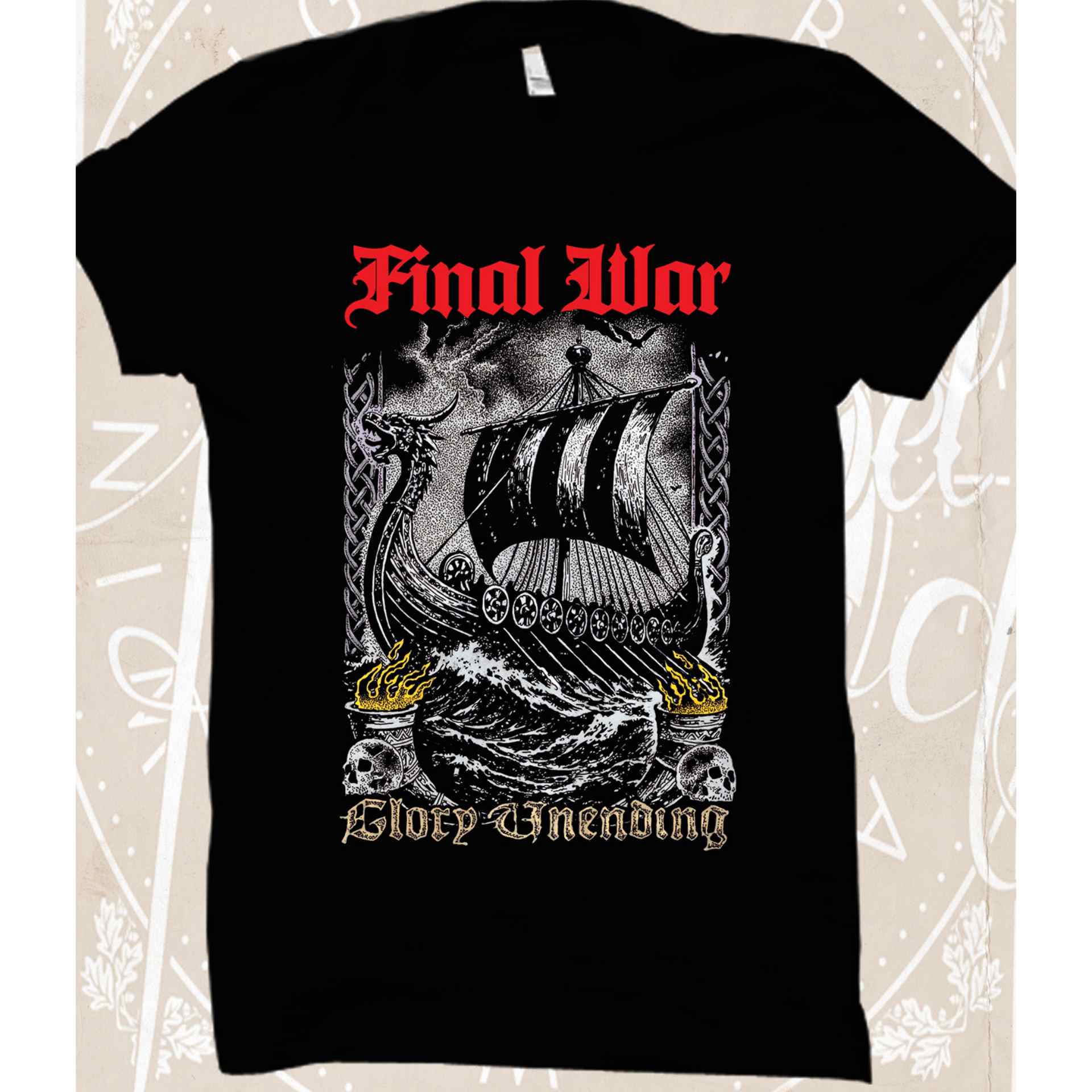 Männer T-Shirt Final War Schiff