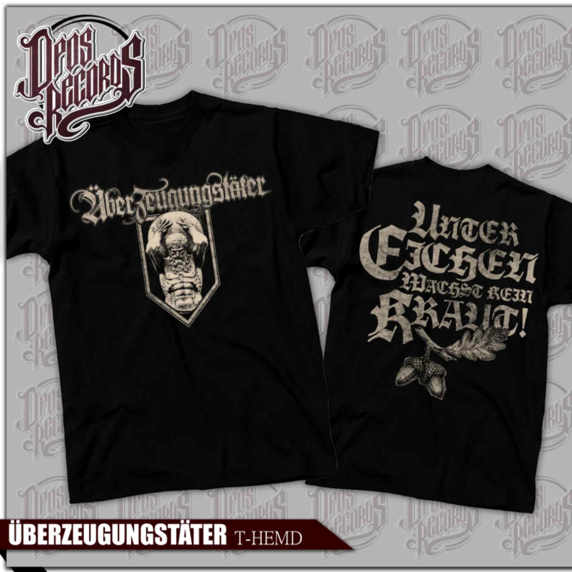 Männer T-Shirt Überzeugungstäter Größe M