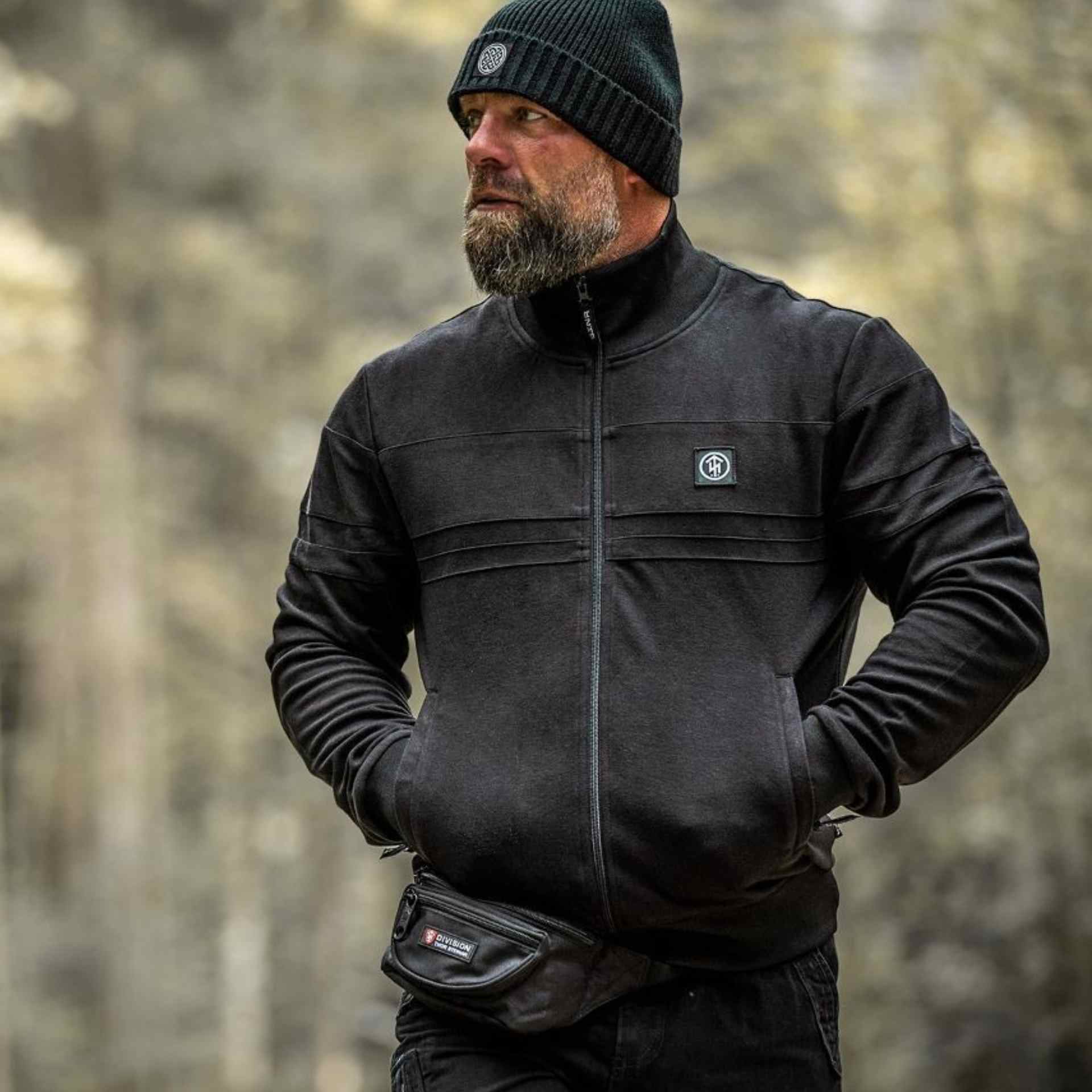Thor Steinar Sweatjacke Oddfinn 2 Schwarz
