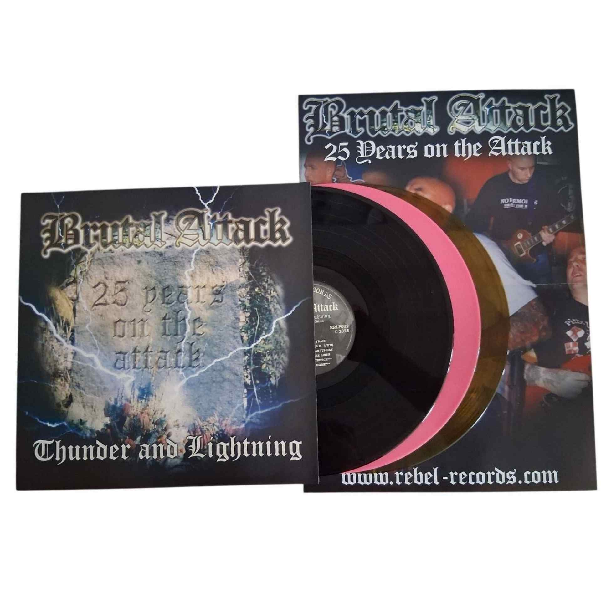 Brutal Attack - Thunder and Lightning LP