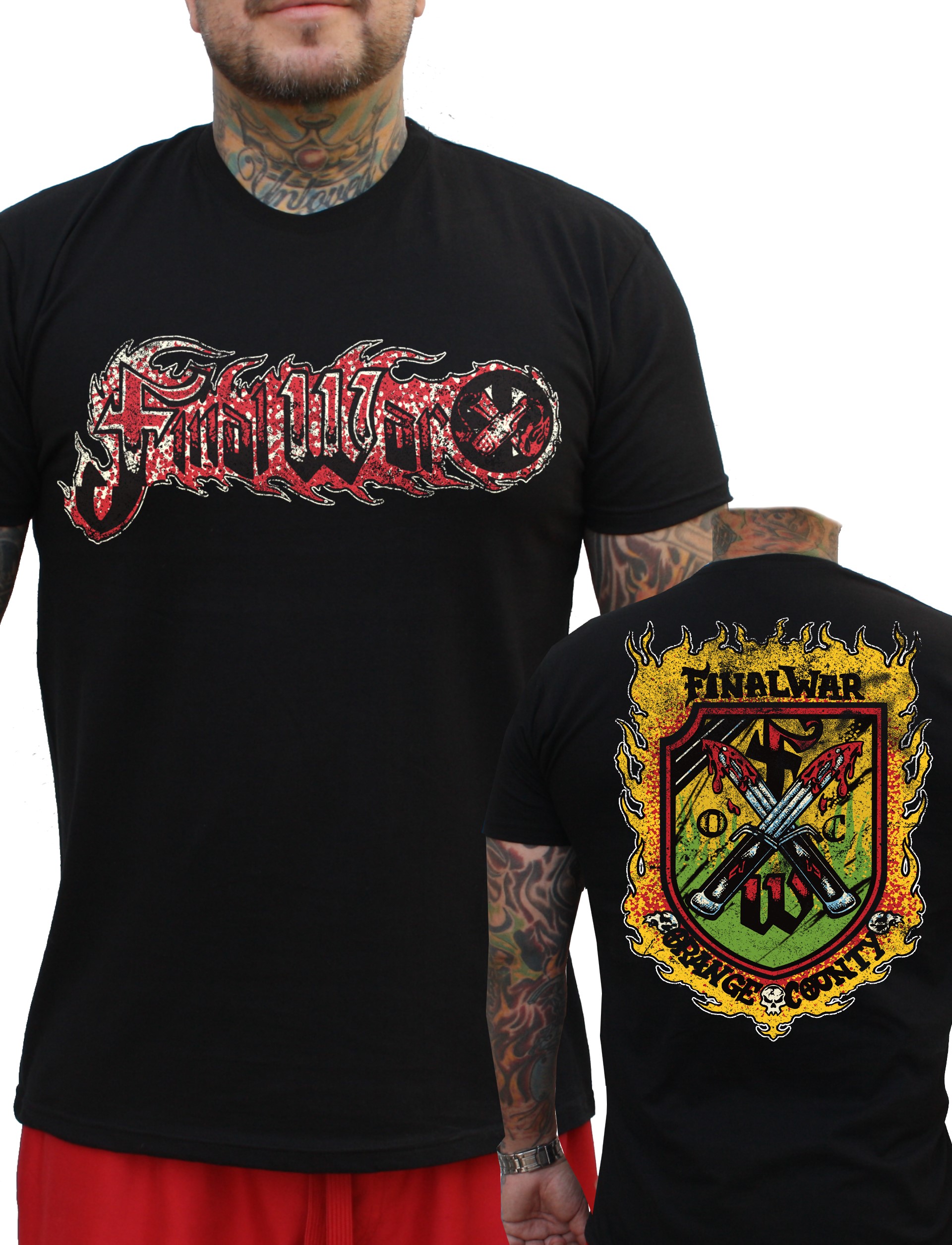 T-Shirt Final War Schwarz