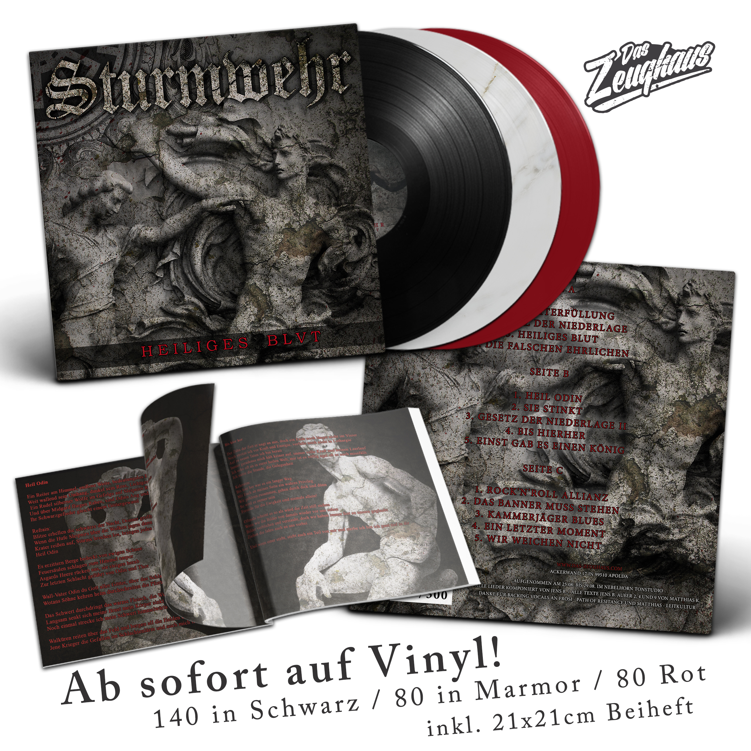 Sturmwehr - Heiliges Blut Doppel LP