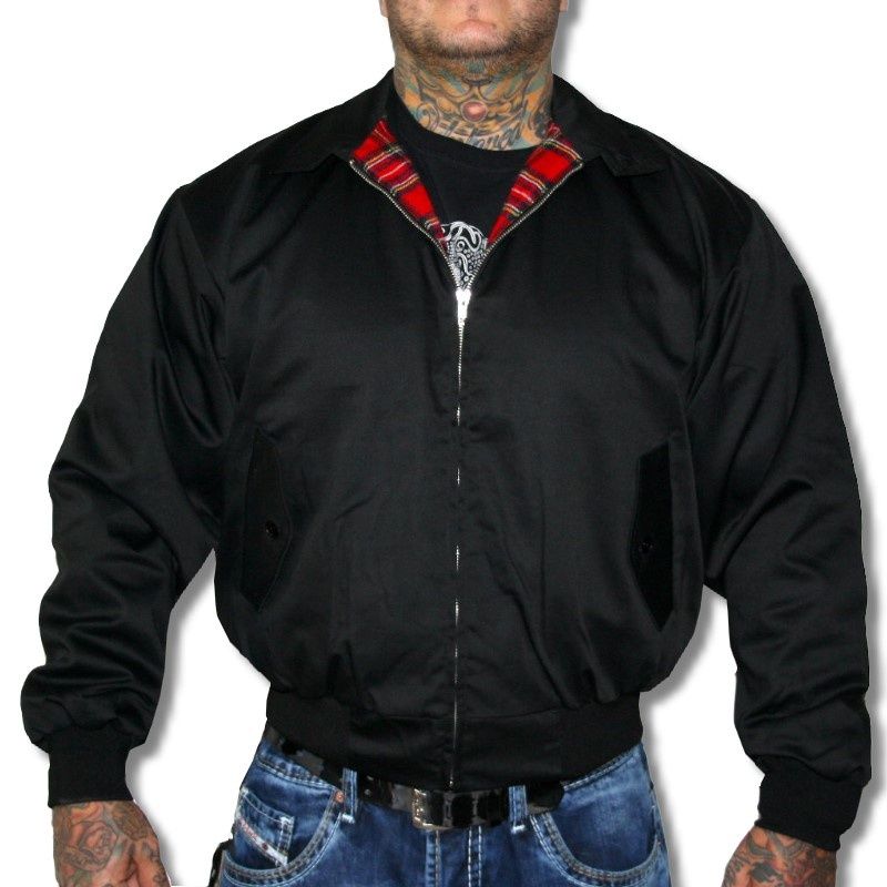 Knightbridge Harrington Jacke Schwarz