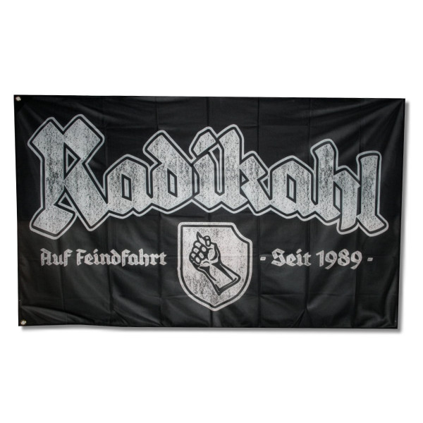 Fahne Radikahl - Auf Feindfahrt