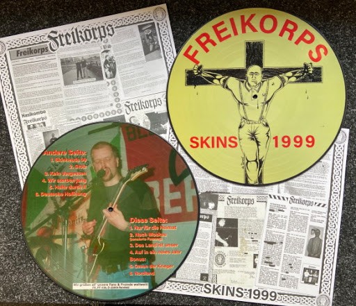 FREIKORPS - SKINS 1999 + BONUS - PICTURE LP