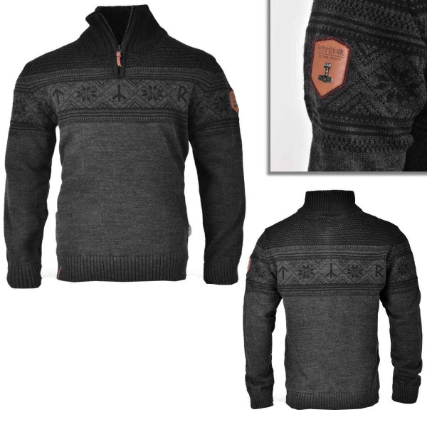 Thor Steinar Strickpullover Tyr Anthra