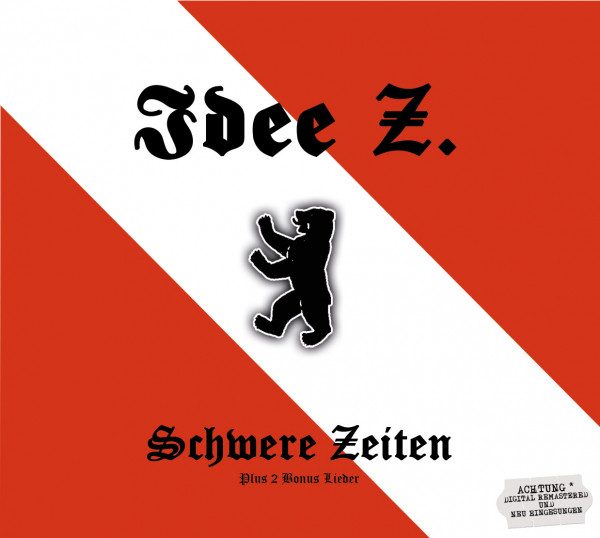 Idee Z - schwere Zeiten CD Digipack