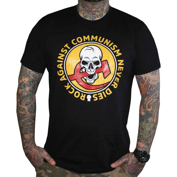 Männer T-Shirt RAC Never Dies Schwarz