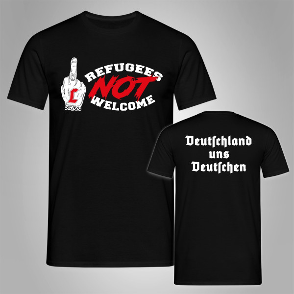 Die Lunikoff Verschwörung T-Shirt Refugees