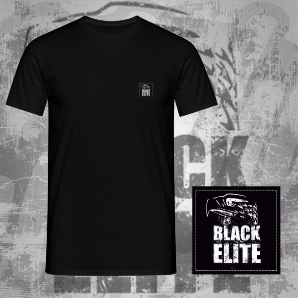 Black Elite T-Shirt Logopatch