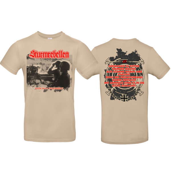 T-Shirt Sturmrebellen - NiF Sand