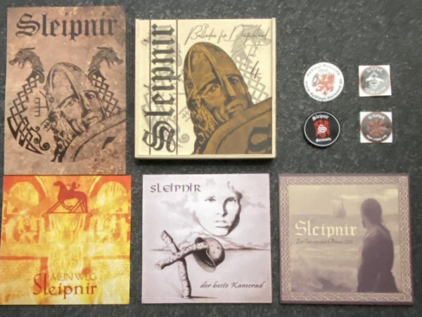 Sleipnir - Balladen für Deutschland Teil 4 / 3er LP Holzox