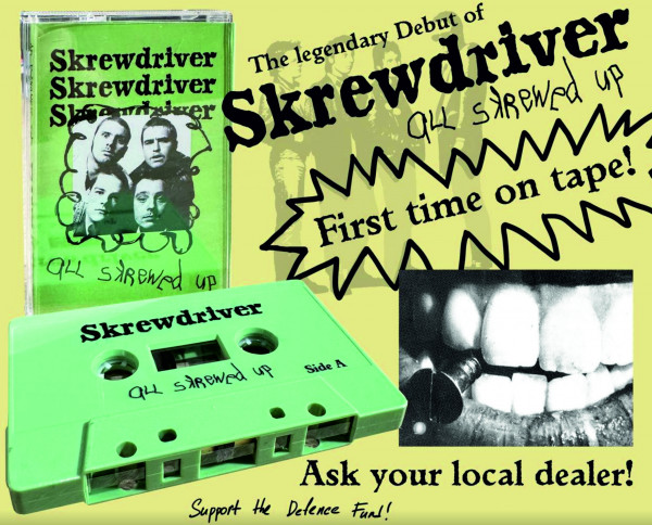 Skrewdriver - All screwed up MC (Kassette)