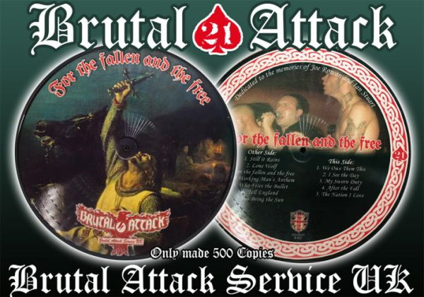 Brutal Attack - For the fallen and the free Pic. LP