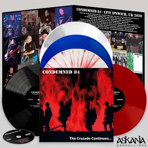 Condemned 84 - The Crusade Continues... LP+DVD