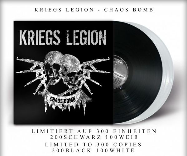 KRIEGS LEGION - CHAOS BOMB - LP schwarz